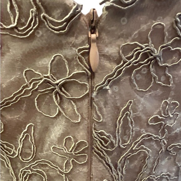 Calvin Klein Metallic-Embroidered A-Line Dress (or Fit & Flare Dress NWOT - Picture 8 of 10